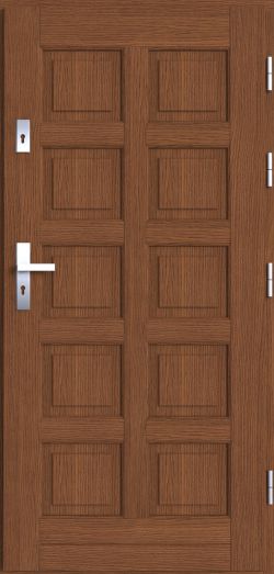 Drzwi drewniane wejściowe DEJMOS